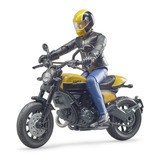 Bworld Scrambler Ducati Full Throttle With Driver Color Amarillo/negro