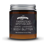 Farmstead Apothecary, Butter Body Lemon Lavender, 8 Onzas