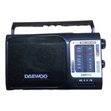 Radio Dual Daewoo Am Fm Clasico Música Parlante Pilas 220v