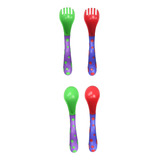 Nuby Tenedor Y Cuchara Set 18 Meses + (multicolored)