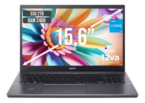 Portatil Acer Aspire Intel Core I5 12450h Ssd 2tb+ Ram 24gb