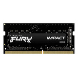 Memoria Ram Fury Impact Gamer Color Negro 16gb Kf432s20ib/16