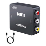 Convertidor Hdmi A Rca -  Av Audio Video Adaptador Para Tv