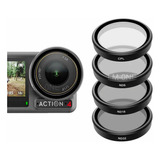 Filtros Aluminio Nd8, Nd16, Nd32, Cpl Para Osmo Action 4, 3