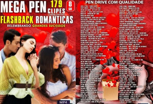 Mega Pen Drive 179 Clipes Flash Back Romanticas