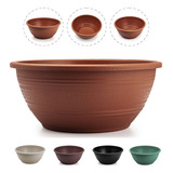 15x Vaso Cuia Grande Para Rosa Do Deserto 6,6 Litros Cor Terracota