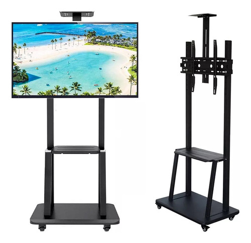 Soporte Rack Con Ruedas De Tv 60 A 100'' Pedestal Movil D