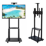 Soporte Rack Con Ruedas De Tv 60 A 100'' Pedestal Movil D