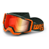 Antiparras Wirtz Elevate Antifog Moto Cross Espejadas Orange