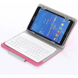 Funda Carcasa C/teclado Bluetooth P/ Tablet 7-8 Universal