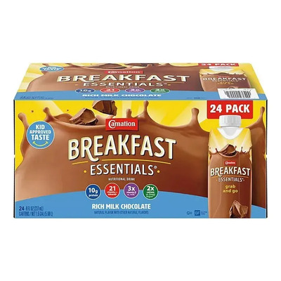 Carnation Desayuno Esencial 24 Batido De Proteína. Chocolate | Envío gratis