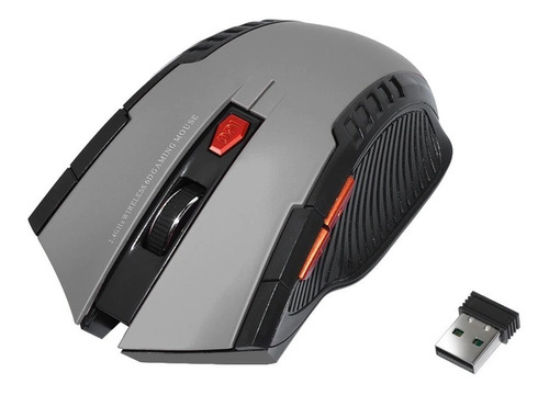 Mouse Gamer Inalambrico 2400dpi Ajustable 6 Botones 5colores