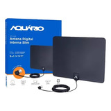 Antena Digital Interna 4k Full Hd Aquario 250 Digital Slim
