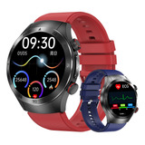 Reloj Inteligente Con Bluetooth Para Hombre Y Mujer Ecg