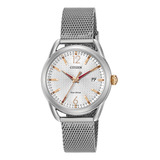 Reloj Citizen Eco-drive Para Mujer De Acero Inoxidable