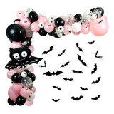 Kit De Guirnaldas Para El Arco De Globo De Halloween, 124 Pc