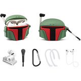 Funda Para Air Pods Pro Accesorios De Silicona Boba Fett