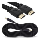 Cabo Hdmi Nylon - Ultra Hd 4k 3d Alta Velocidade 2 Metros