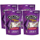 Dingo 95005 Pequeño Blanco Rawhide Huesos De Perro 6 Count