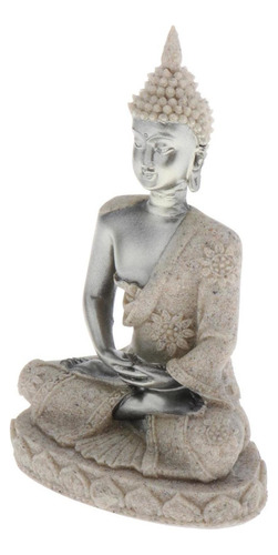 Piedra De Buda Figura Decoración Escultura Rezando Jardín