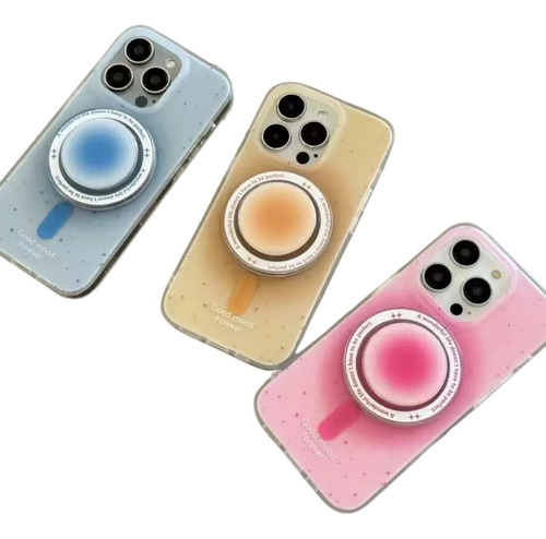 Funda Para iPhone Compatible Magsafe Pastel + Pop Soporte