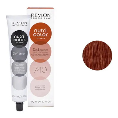 Mascarilla Revlon Nutri Color Filters 740 Cobre Ligero 100ml | MercadoLibre