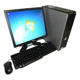 Cpu Dell Mini 745 Core 2 Duo 4gb 320gb Wifi + Monitor 17