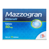 Mazzogran Sildenafil 10 Tabletas De 50 Mg C/u Collins