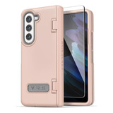 Funda Para Samsung Galaxy Z Fold 5g Arena Rosa Vrs Design