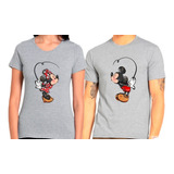 Poleras Dúo Para Enamorados Mickey Y Minnie Algodón Parejas2