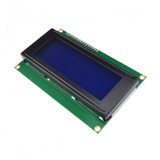 Display Lcd 2004 20x4 Caracteres Azul Serie I2c Arduino