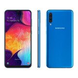 Usado: Samsung A50 64 Gb Azul - Muito Bom