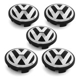 Kit De 5 Centros De Rin Para Volkswagen Vento 2014-2019 56mm