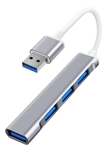 Adaptador Hub Usb 3.0 4 Puertos Ultra Slim - Conector Usb-a