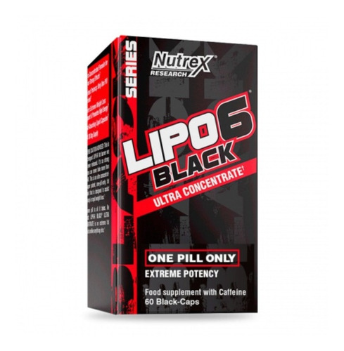 Lipo 6 Black Nutrex Research Ultra Concentrado 60 Capsulas