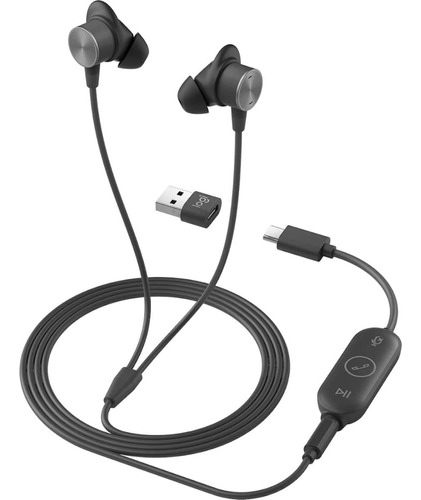 Auriculares Con Cable Logitech Zonev3: Escuche Sonidos Modo