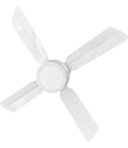 Ventilador De Techo C1521 Blanco 95w Con Luz Led Auvent Cantidad De Aspas 4 Diámetro 12   Frecuencia 50hz 60hz Material De Las Aspas Chapa