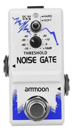 Pedal De Efeito De Guitarra Ammoon Single Noise Gate True By