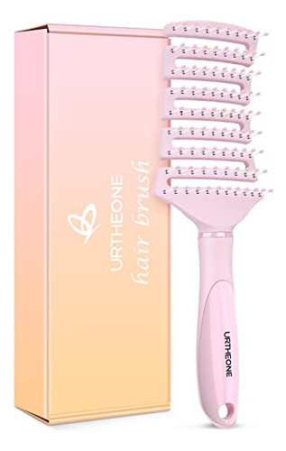 Curved Vented Detangling Hair Brushes For Women Men Wet Or D