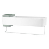 Organizador De Pared Para Baño, Adhesivo De Almacenamiento P