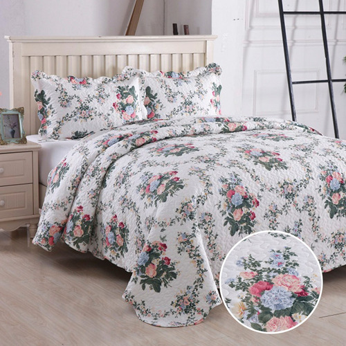 Cubre Cama Queen Cover 2 1/2 Plaza Quilt Haussman Cuota