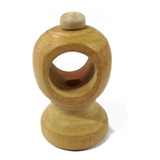 Soporte Bocha Para Barral De Madera 22 Mm. Natural