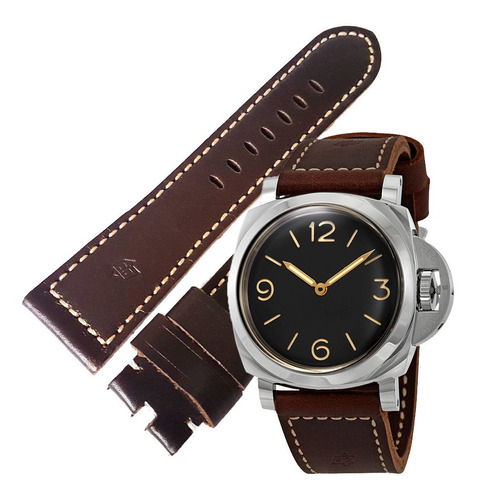 Correa Piel Café 26mm Compatible Panerai Envío Inmediato