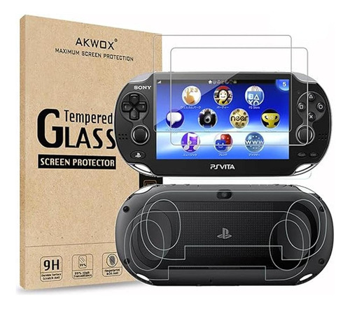 Akwox Protector De Pantalla Para Ps Vita 2000 Cristal