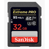 Cartão De Memória Sandisk Sdsdxxg-032g-ancin  Extreme Pro 32gb