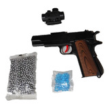 Pistola Toys Juguete Lanzador Balin Plastico Semiautomático