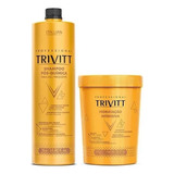 Kit Trivitt Shampoo Pó Quimica + Mascara Hidratação 1kg