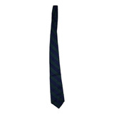 Corbata Lauren Ralph Lauren Azul Lineas Verdes 