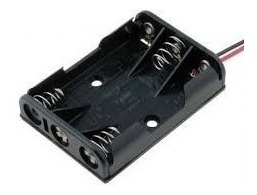 Holder Porta Pila 3 X Aa Tbh-2a-3a-w Arduino Itytarg