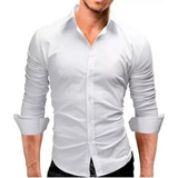 Camisa Social Masculina Slim Fit Luxo Pronta Entrega